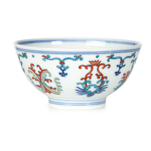 A Chinese Famille Verte Small Bowl (Qing Dynasty Yongzheng Mark)