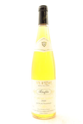 (1) 2001 Domaine Riefle Gewurztraminer Venganges Tardives, Alsace