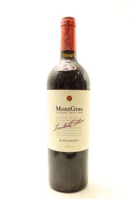 (1) 2000 MontGras Limited Edition Zinfandel, Colchagua Valley
