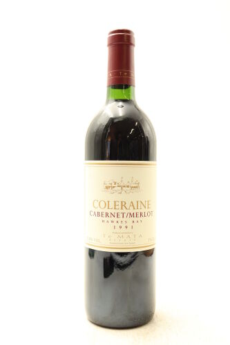 (1) 1991 Te Mata Estate Coleraine, Hawke's Bay