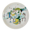 A Qing Dynasty Kangxi Period Famille Verte Porcelain Plate with figure pattern