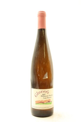(1) 1997 Glover's Richmond Late Harvest Riesling, Nelson