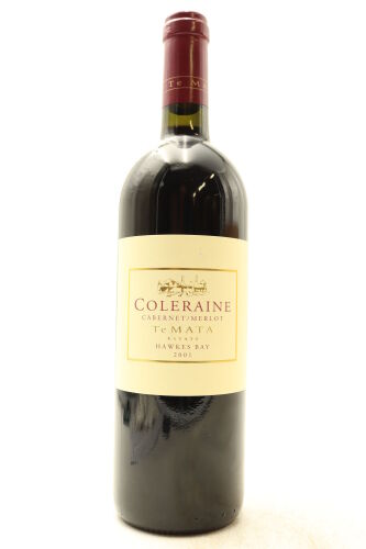 (1) 2001 Te Mata Estate Coleraine, Hawke's Bay