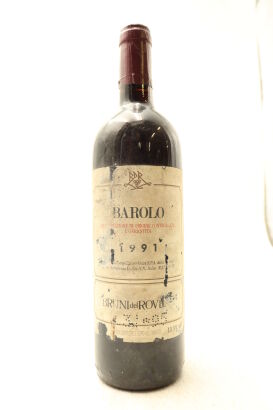 (1) 1991 Bruni del Rovere Barolo, Italy