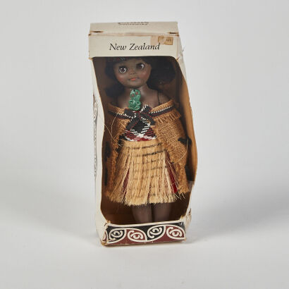 A Vintage Wahine Doll In Original Box