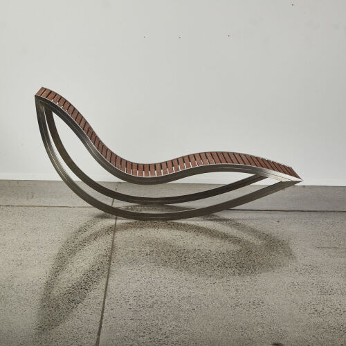 A David Trubridge Stainless Steel Dondola Rocker