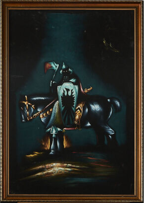 A Velvet Knight and Armour Painting