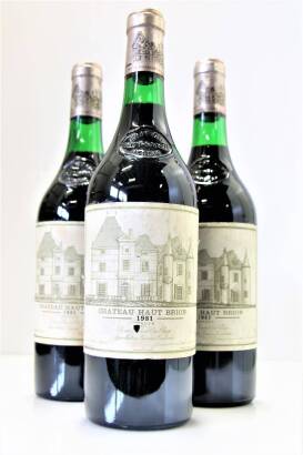 (3) 1981 Chateau Haut Brion