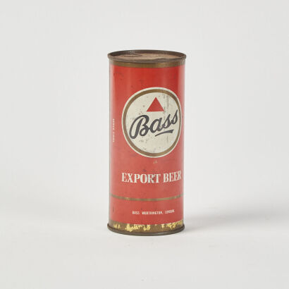A 1970s Bass Steel Beer Can With Original Contents