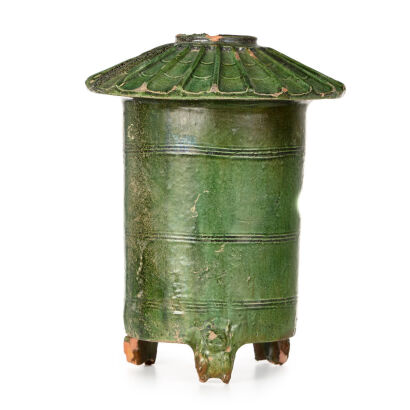 A Chinese Han Dynasty Small Green-glazed Farmhouse