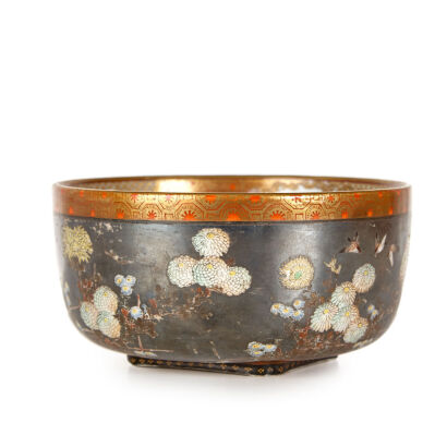 A Japanese Meiji Period Kutani Bowl