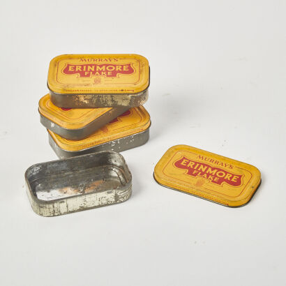 A Set Of Four Vintage Murrays Tobacco Tins For Erinmore Flake