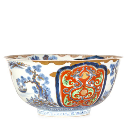 A Japanese Meiji Period Imari Bowl