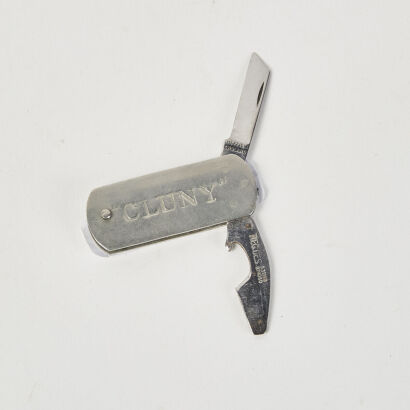 A Scotch Whisky Cluny Pocket Knife And Bottle Opener Combination Made In England