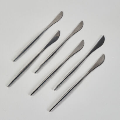 A Set Of Six Super Skinny Butter Knives