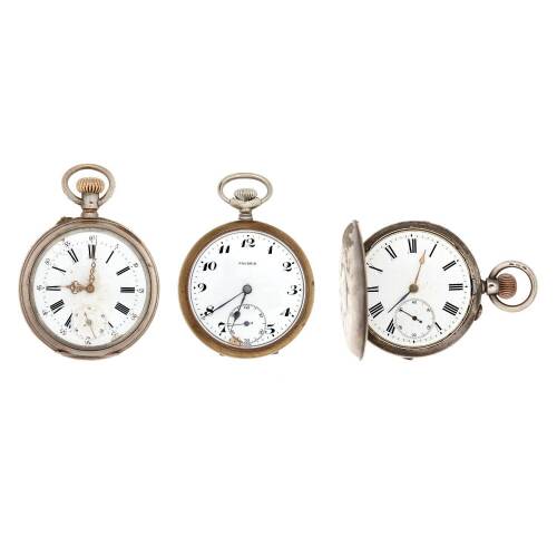 Three Antique Pocket Watches