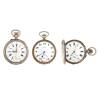Three Antique Pocket Watches