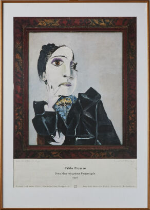 A Pablo Picasso Dora Maar Mit Grunen Fingernalen Print