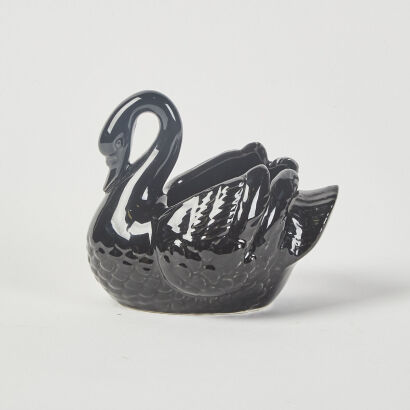 A Studio Ceramic Swan