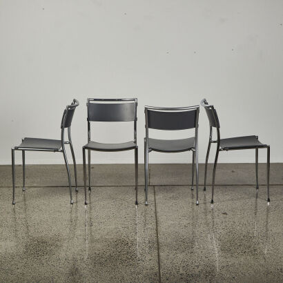 A Set Of Four Bauhaus Style Chairs