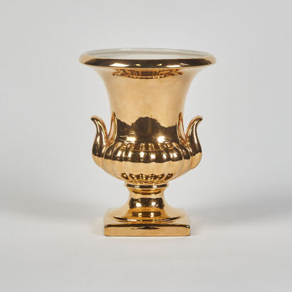 A Royal Winton Grimwades Gold Glazed Campana Vase