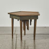 A Hexagonal Side Table With 21 Legs
