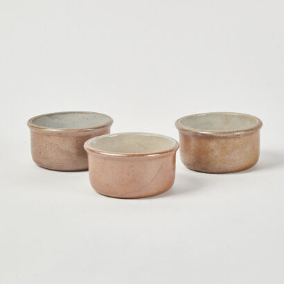 A Trio Of Small Handmade Ceramic Bowls