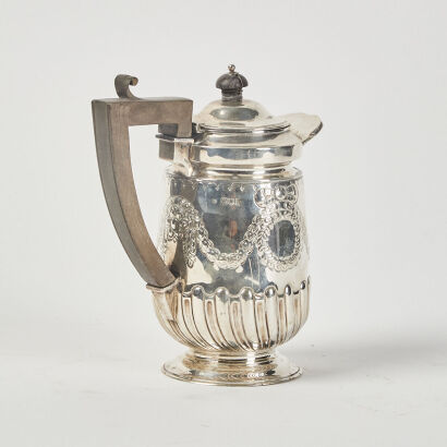 A Serling Silver Coffee Pot London