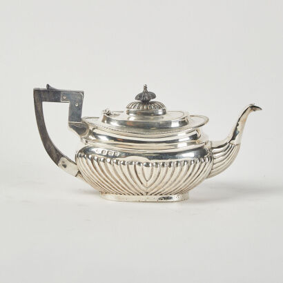 A Serling Silver Teapot Brimingham