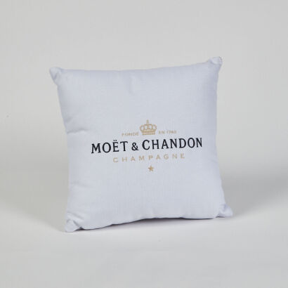 A Moet & Chandon Champagne Cushion