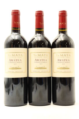 (3) 2019 Te Mata Estate 'Awatea' Cabernets - Merlot, Hawke's Bay [WE93]