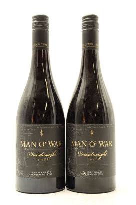 (2) 2018 Man O' War Dreadnought Syrah, Waiheke Island [JR17.5]