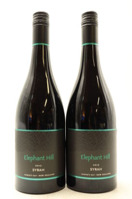 (2) 2017 Elephant Hill Syrah, Hawke's Bay