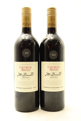 (2) 2014 Church Road McDonald Series Cabernet Sauvignon, Hawke's Bay
