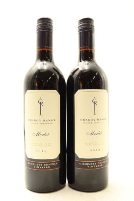 (2) 2019 Craggy Range Merlot, Gimblett Gravels