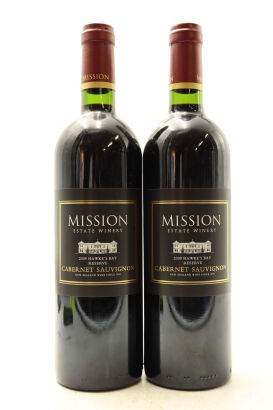 (2) 2004 Mission Estate Winery Reserve Cabernet Sauvignon, Gimblett Gravels