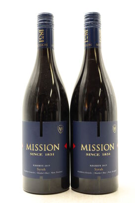 (2) 2019 Mission Estate Winery Reserve Syrah