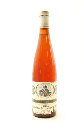 (1) 1976 Winzerverein Deidesheim Deidesheimer Herrgottsacker Riesling Auslese, Pfalz