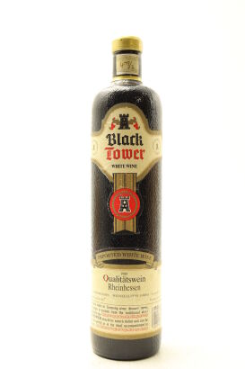 (1) 1988 Black Tower Qualitatswein Liebfraumilch White Wine, Rheinhessen
