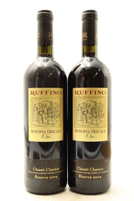 (2) 2004 Ruffino Riserva Ducale, Chianti Classico Riserva DOCG