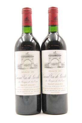 (2) 1986 Grand Vin de Leoville du Marquis de Las Cases, Saint-Julian [RP100]