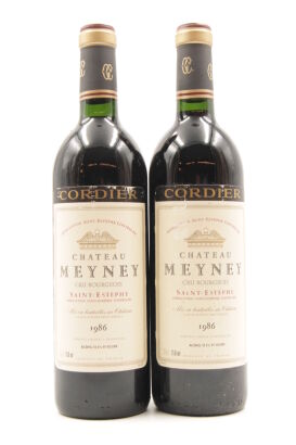 (2) 1986 Chateau Meyney, Saint-Estephe