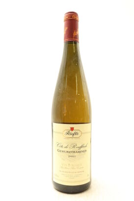 (1) 2007 Domaine Riefle Gewurztraminer Cote de Rouffach, Alsace