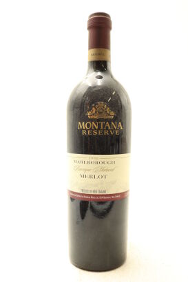 (1) 1998 Brancott Estate 'Montana Reserve' Barrique Matured Merlot, Hawke's Bay