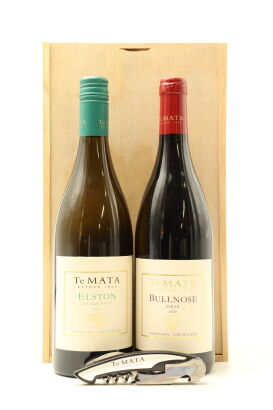 (1) Te Mata Estate Gift Box with Wine Knife, Two Bottles Sold as One Lot [GB]