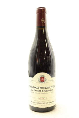 (1) 2017 Domaine Bruno Clavelier La Combe d'Orveaux Vieilles Vignes, Chambolle-Musigny Premier Cru [JR17]