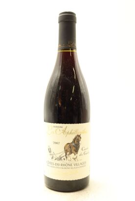 (1) 2007 Domaine Les Aphillanthes Cotes du Rhone Villages Cuvee Les Galets, France