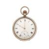 A Swiss Nickel Case Keyless Omega Open Face Pocket Watch