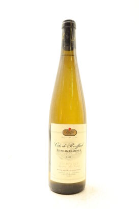 (1) 2001 Domaine Riefle Gewurztraminer Cote de Rouffach, Alsace