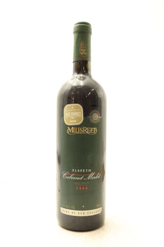 (1) 2000 Mills Reef Elspeth Cabernet Merlot, Gimblett Gravels